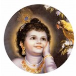 Medium Baby Krishna Sticker